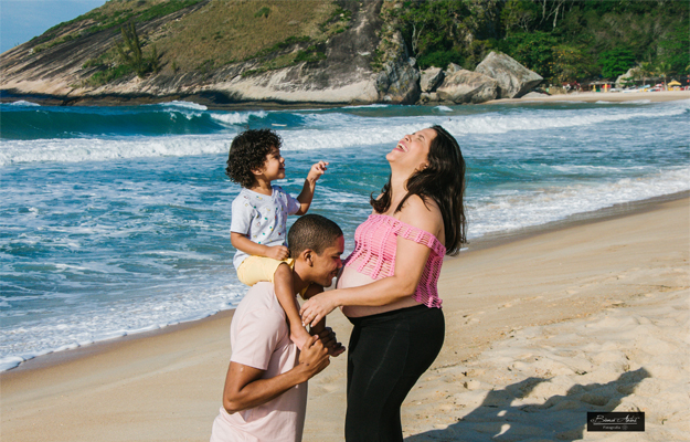 Book Gestante na Praia no Rio de Janeiro 