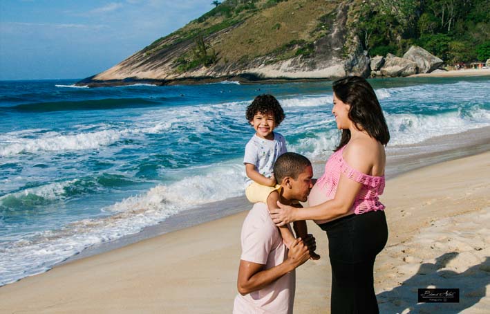 Book Gestante na Praia no Rio de Janeiro 